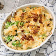 chicken and broccoli pasta bake