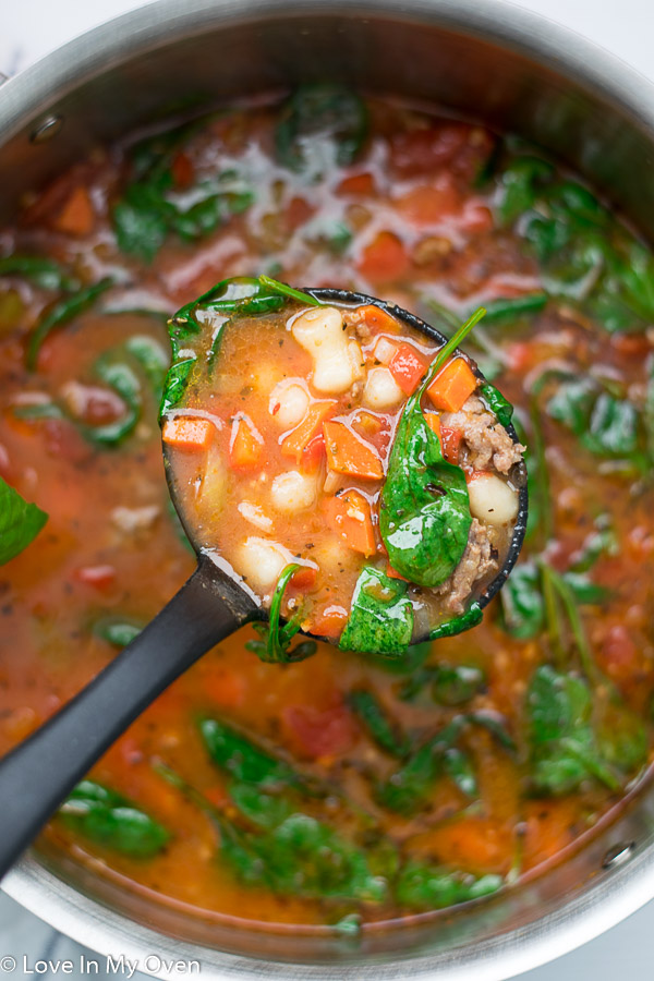 sausage gnocchi soup