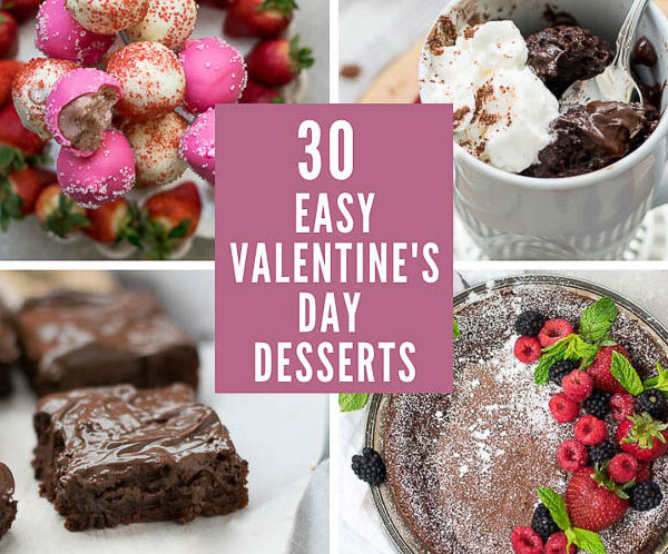 30 easy valentines day desserts