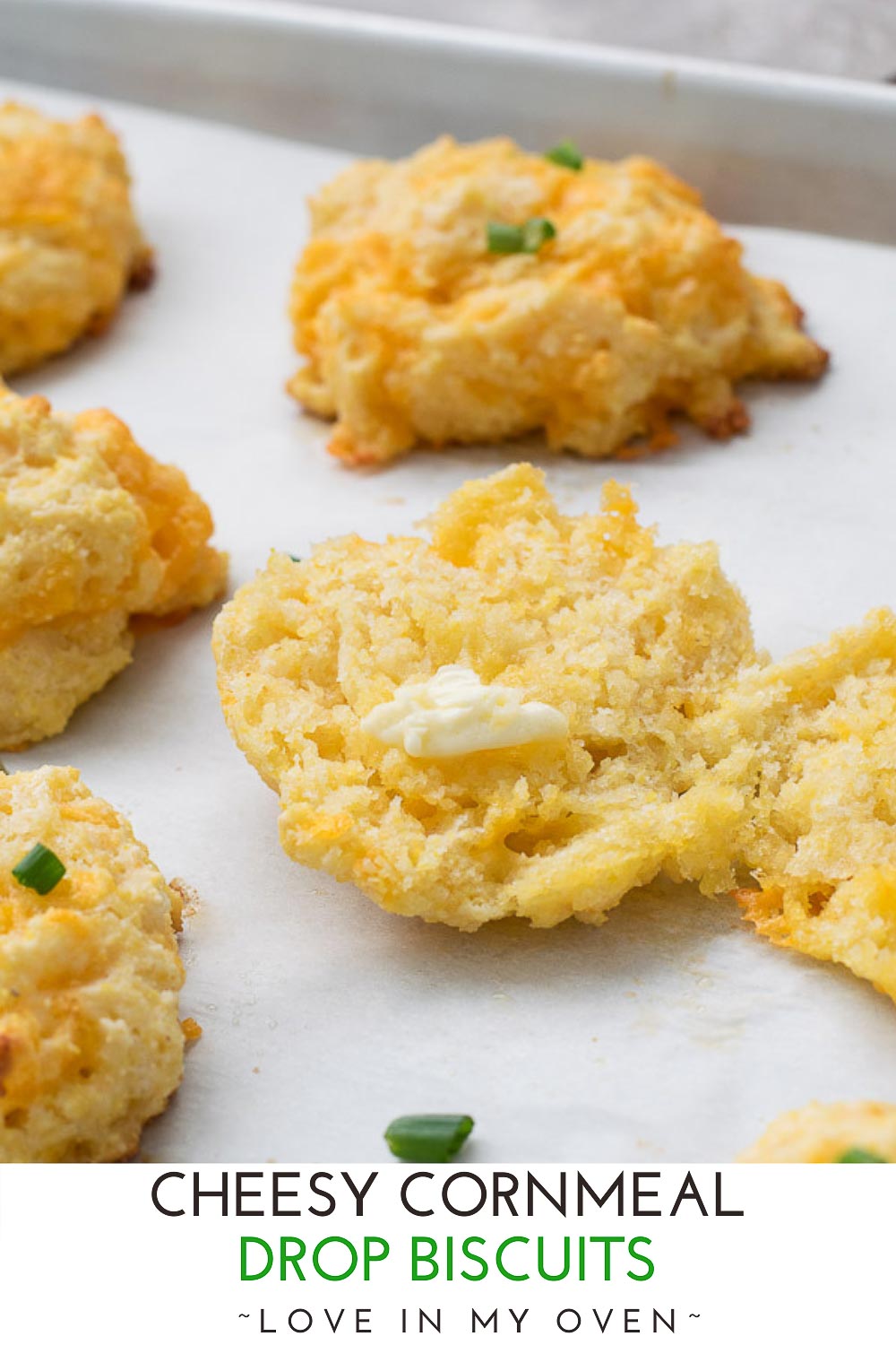 Cheesy Cornmeal Drop Biscuits