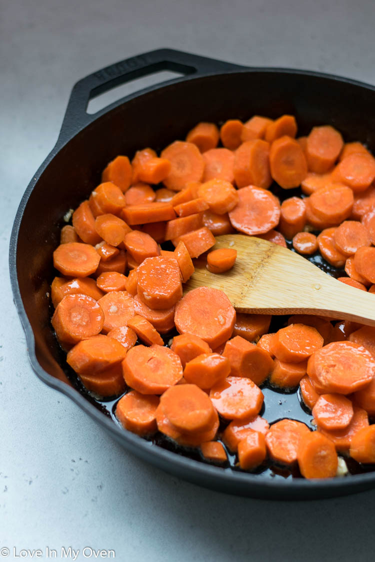 garlic butter carrots