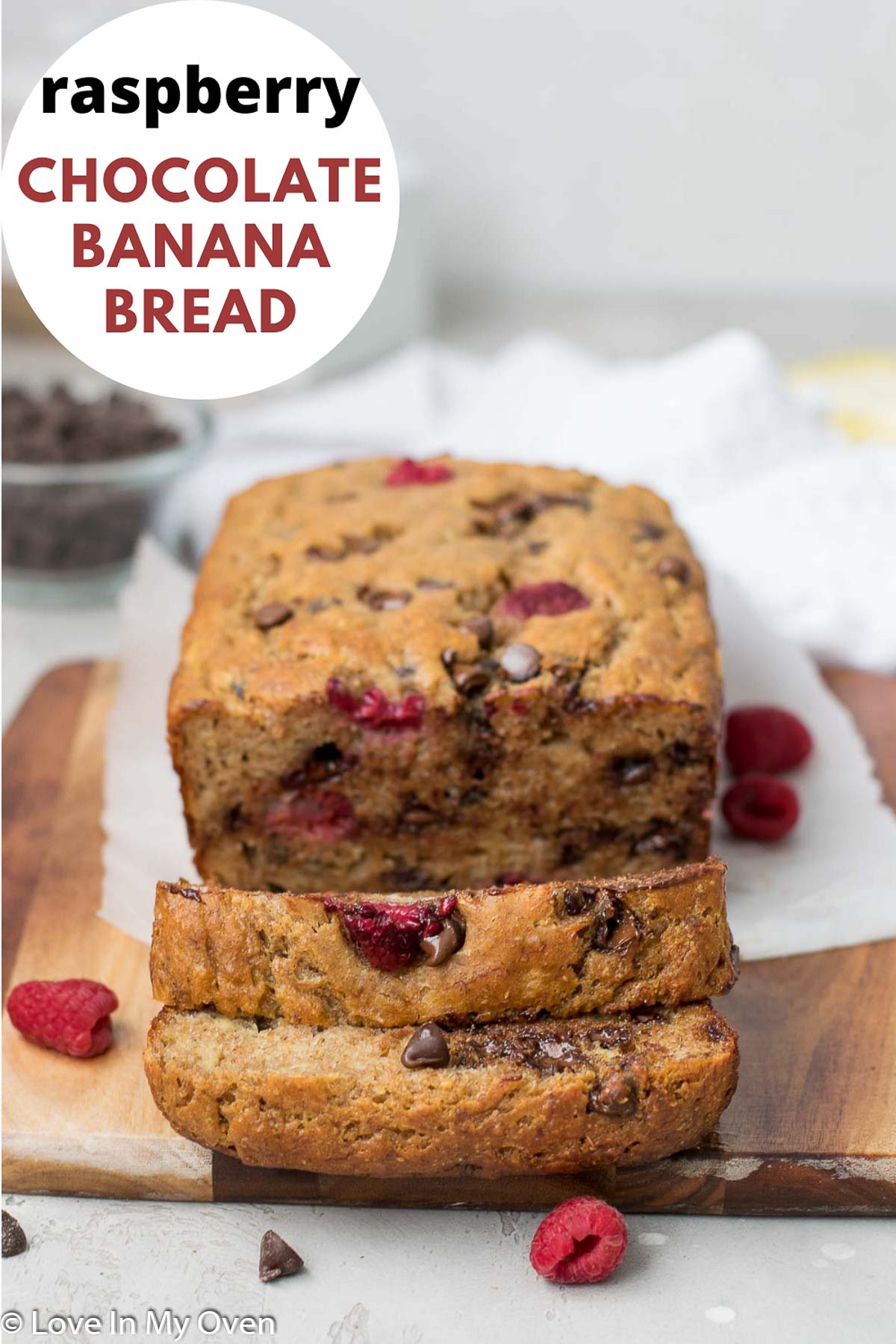 Raspberry Banana Bread