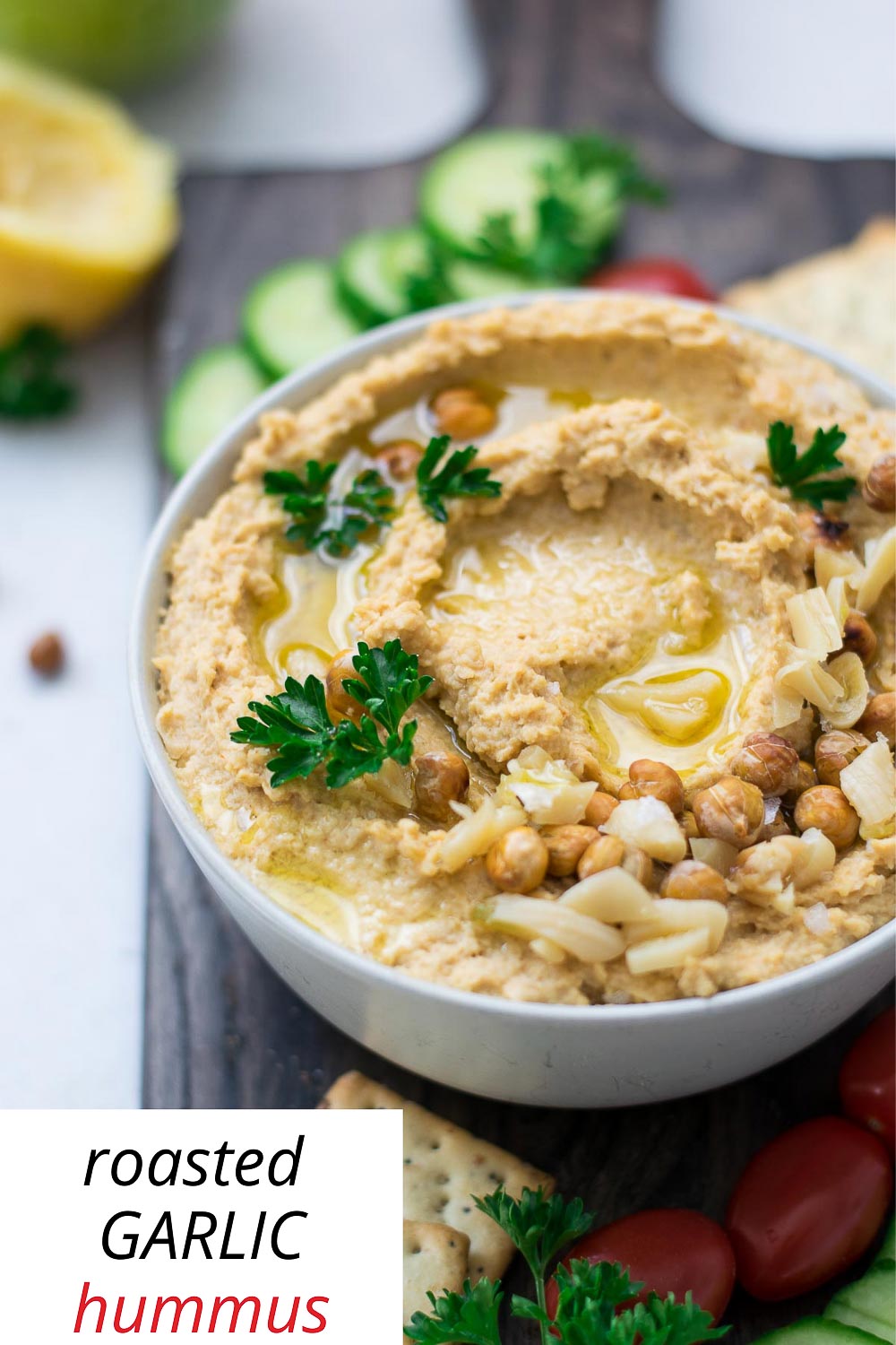 Roasted Garlic Hummus