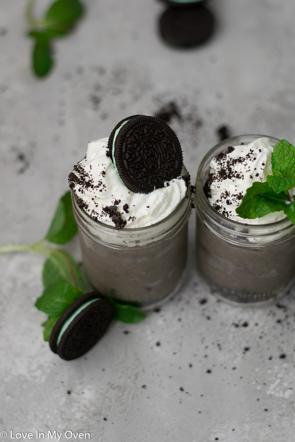 mint Oreo mousse