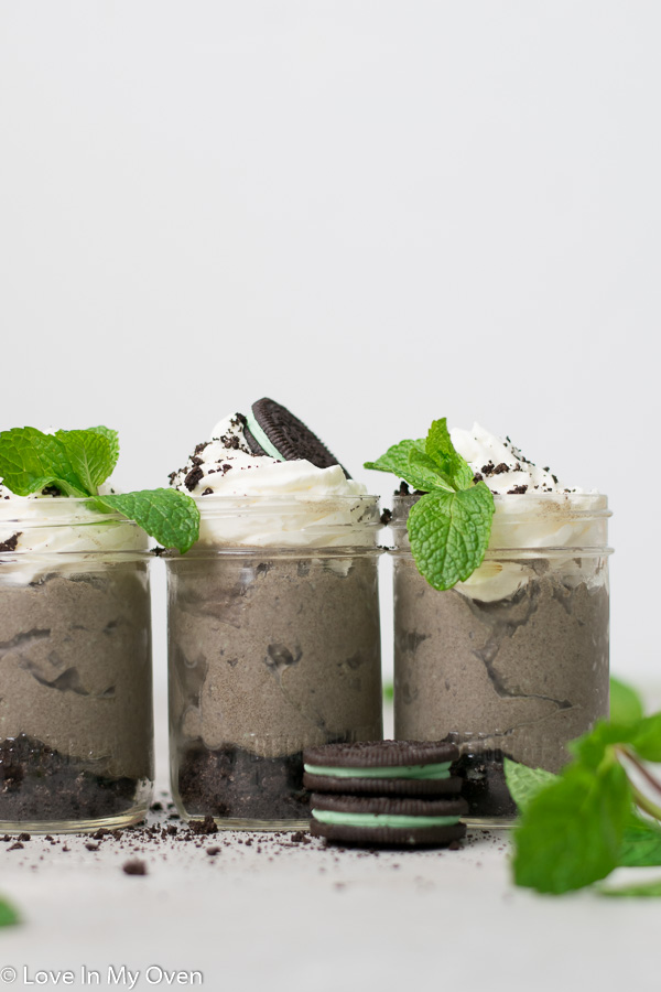 mint oreo mousse