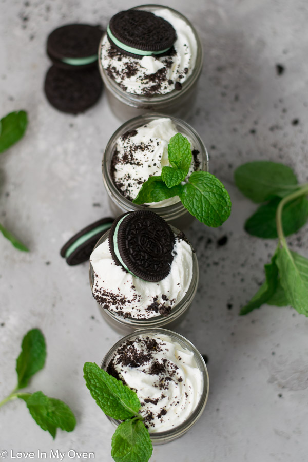 mint oreo mousse