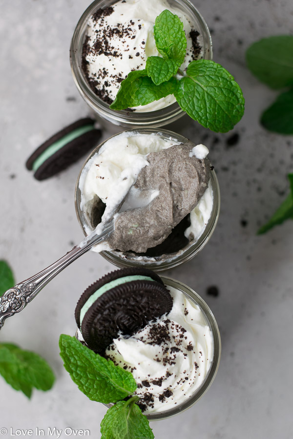 mint oreo mousse