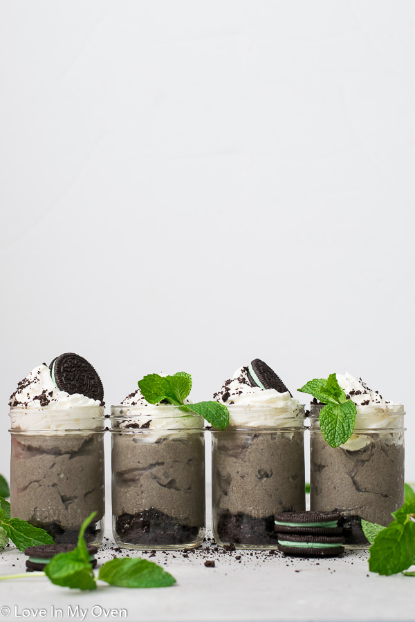 mint oreo mousse