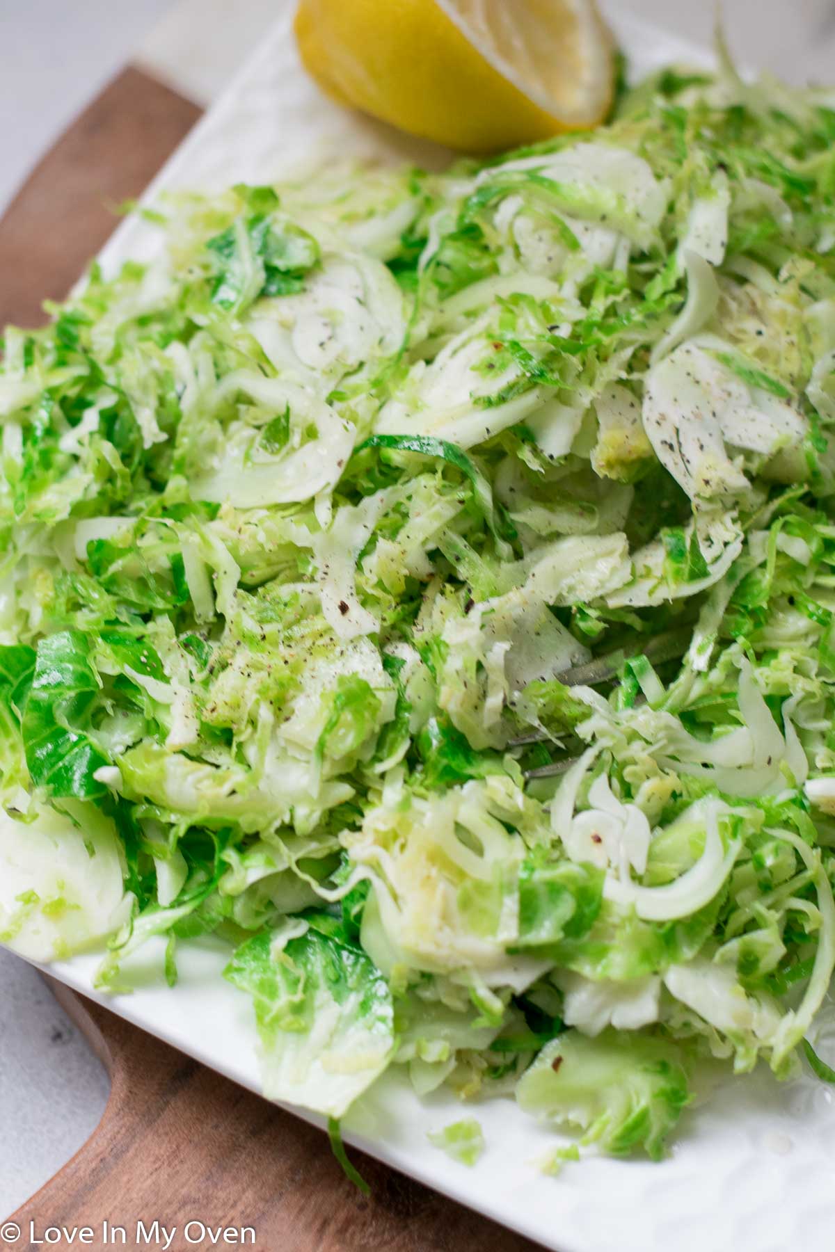 sautéed shredded brussels sprouts