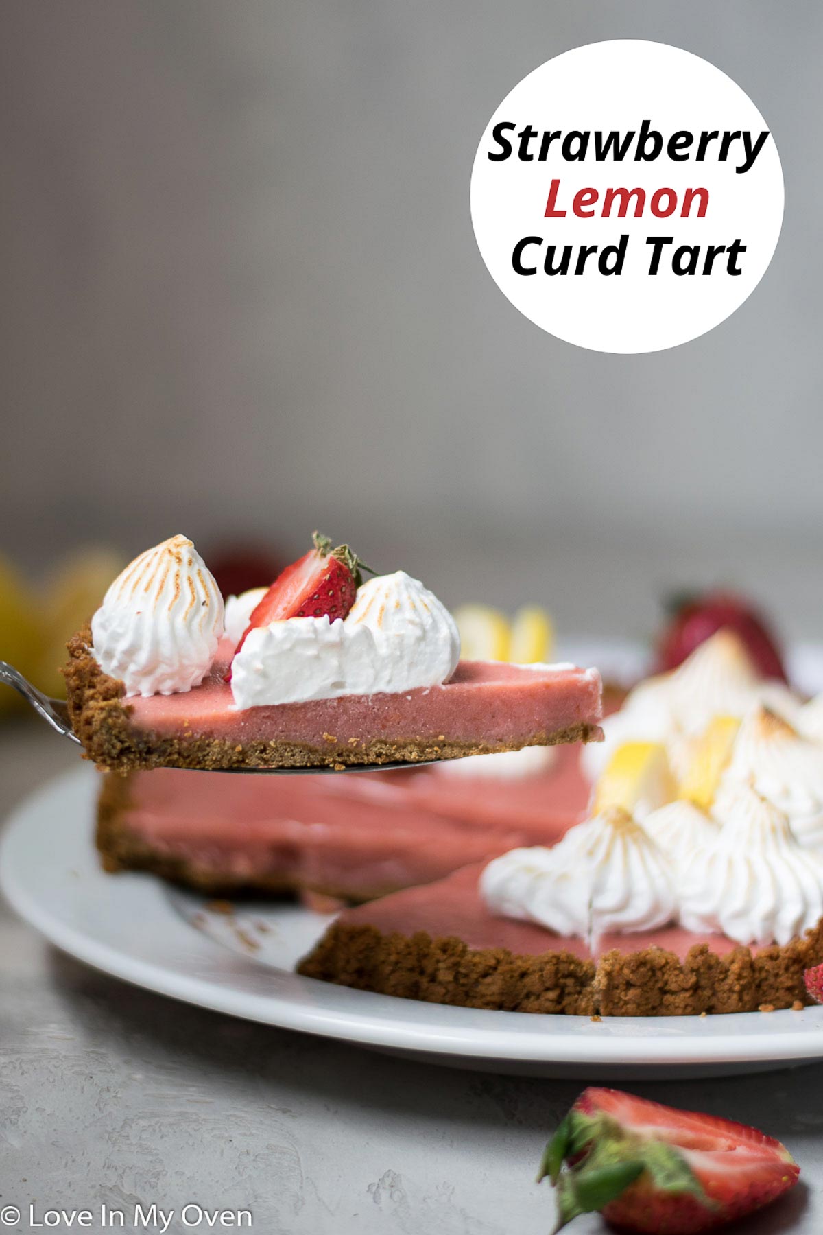 Strawberry Lemon Curd Tart