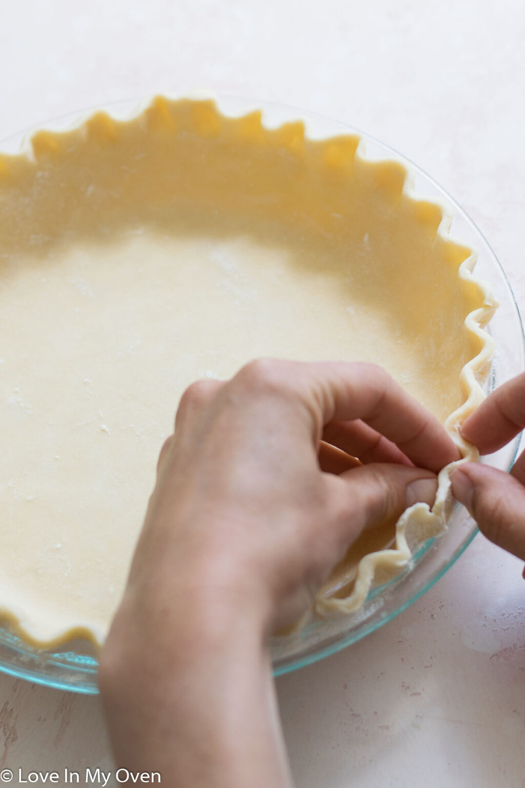 3 Ingredient Pie Crust - Love In My Oven