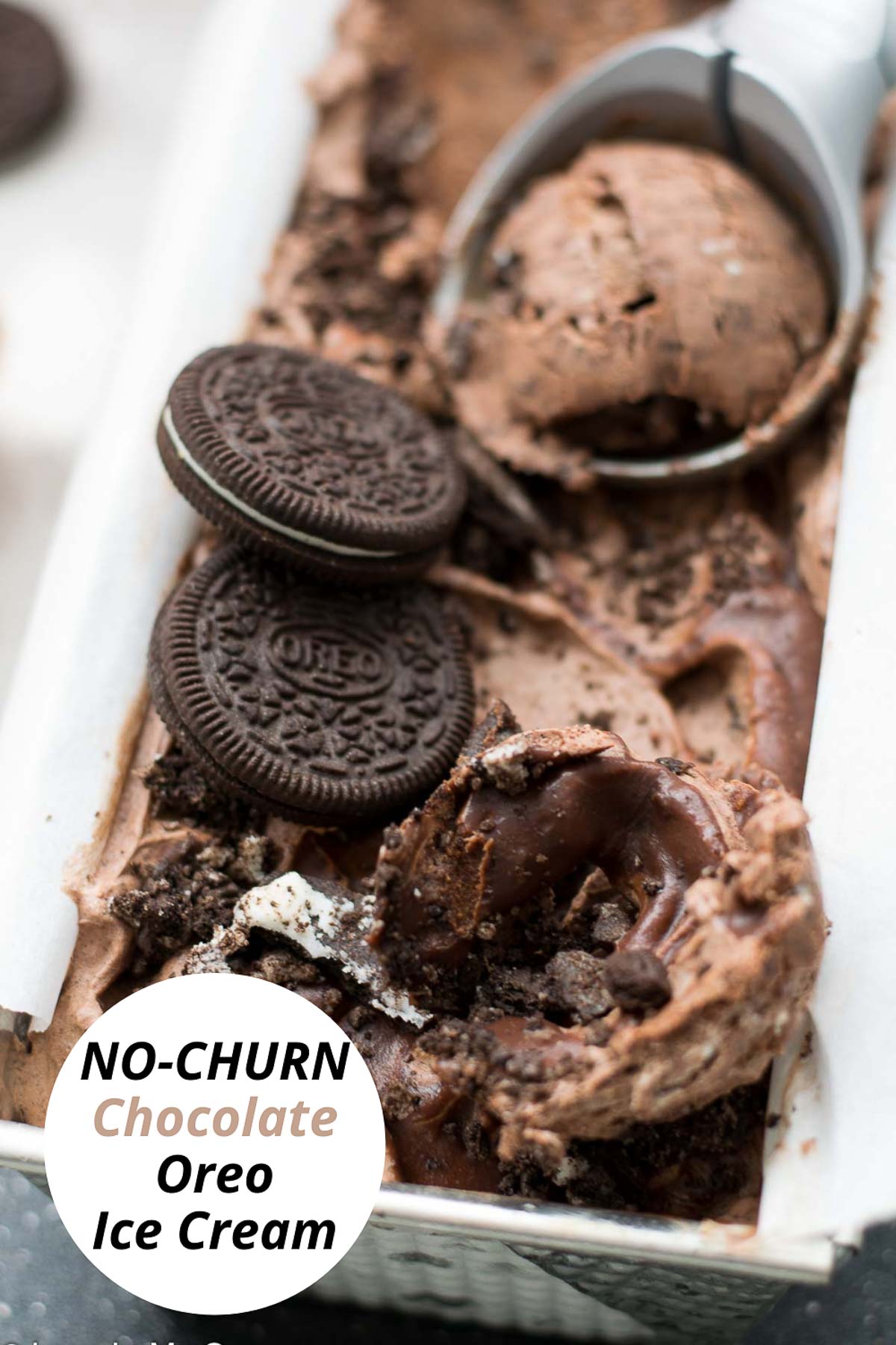 No Churn Chocolate Oreo Ice Cream