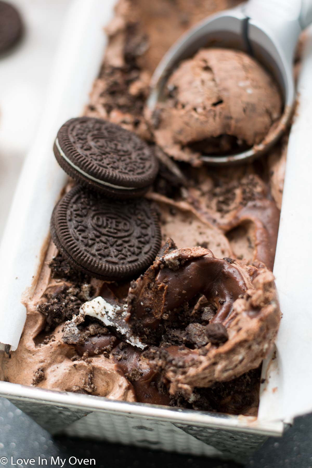 no churn chocolate oreo ice cream