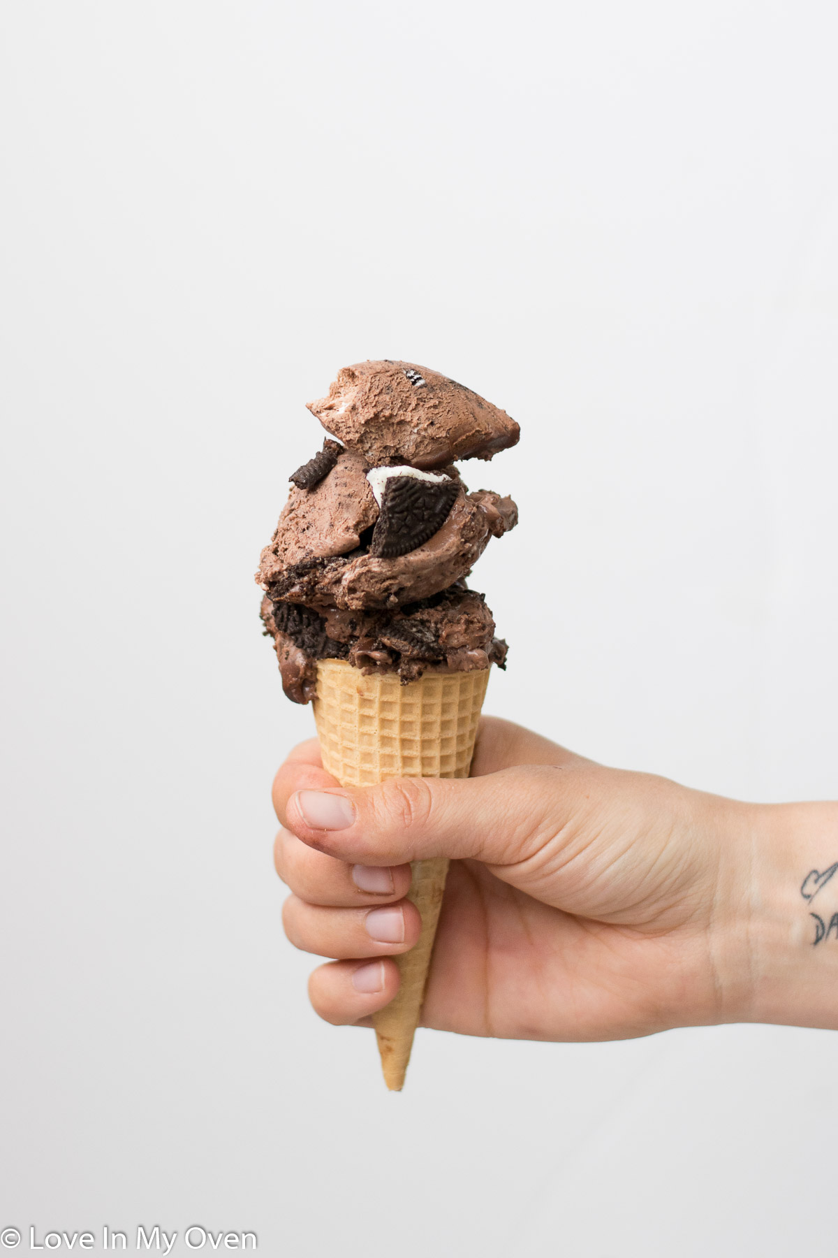 no churn chocolate oreo ice cream