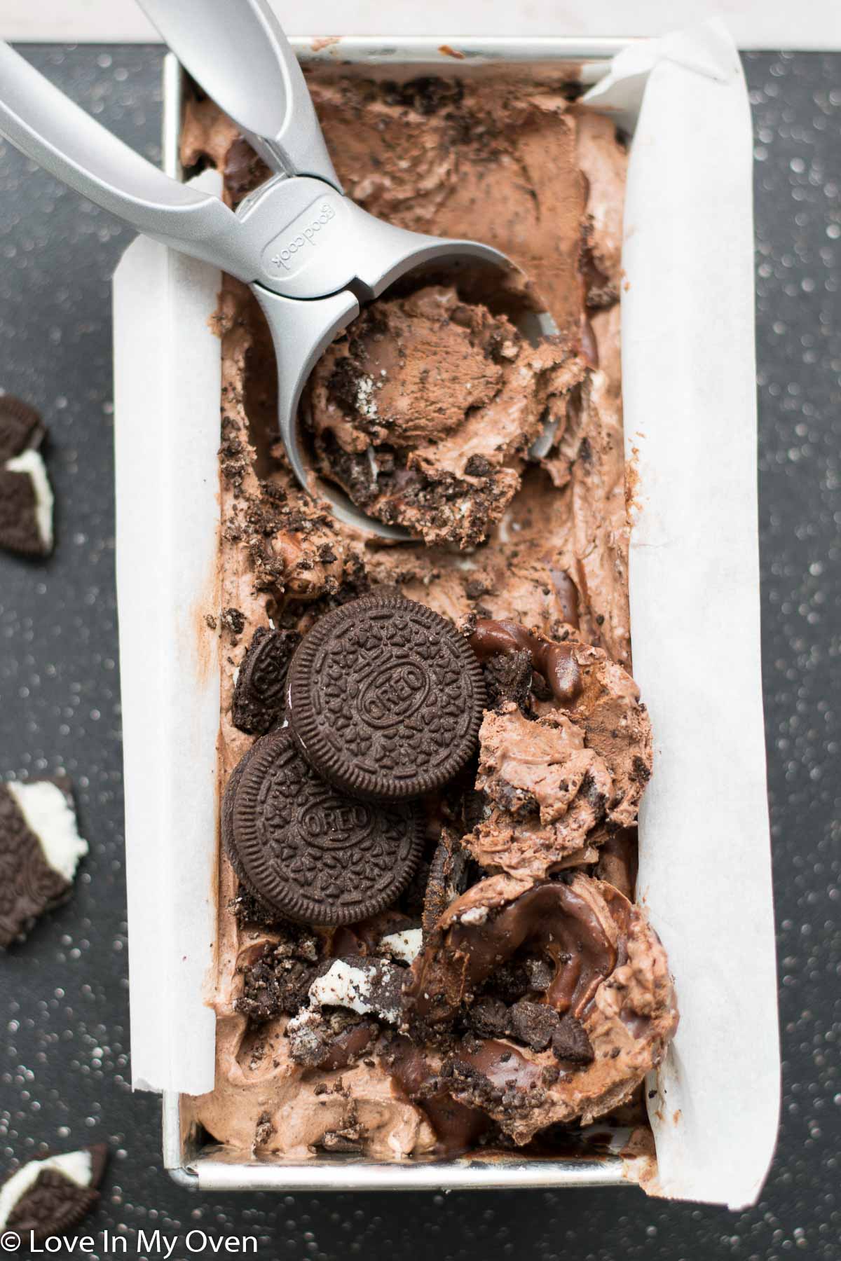 no churn chocolate oreo ice cream