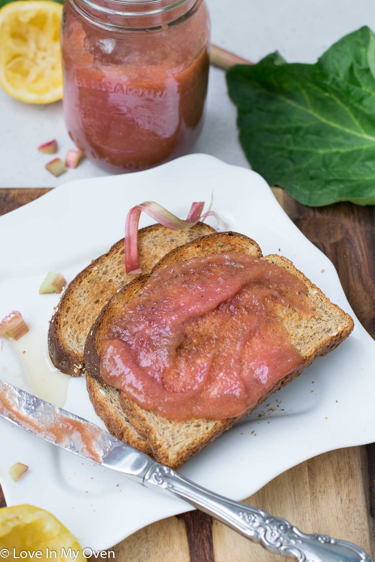 rhubarb butter