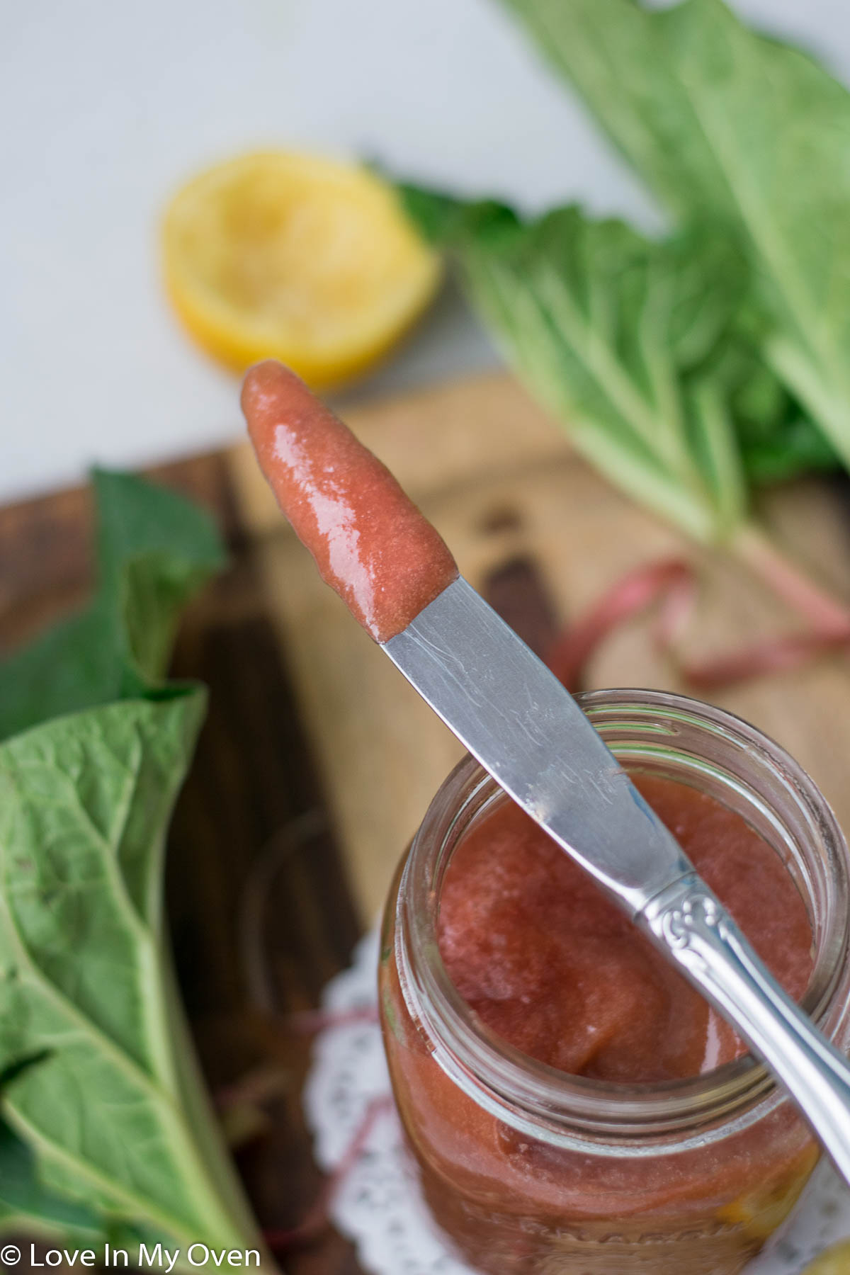 rhubarb butter