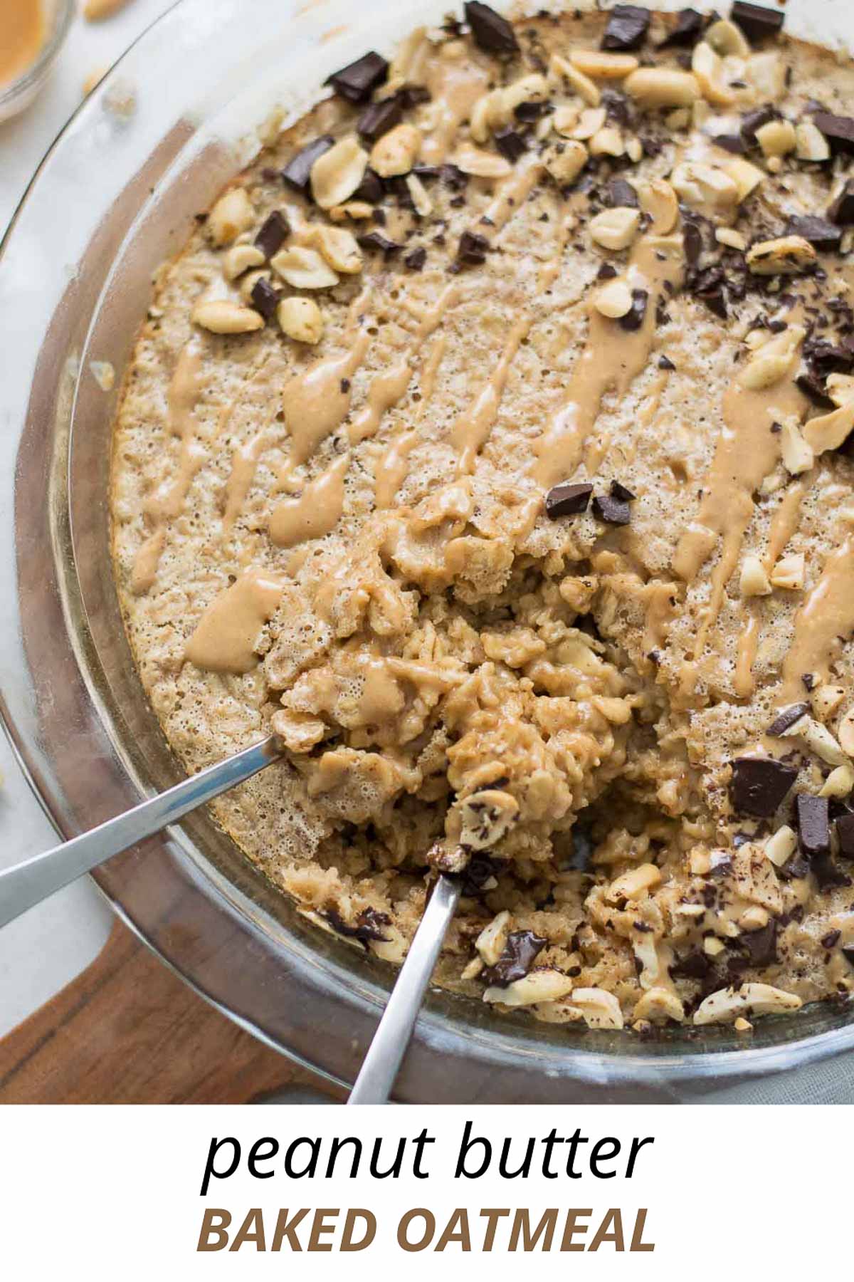 Peanut Butter Baked Oatmeal