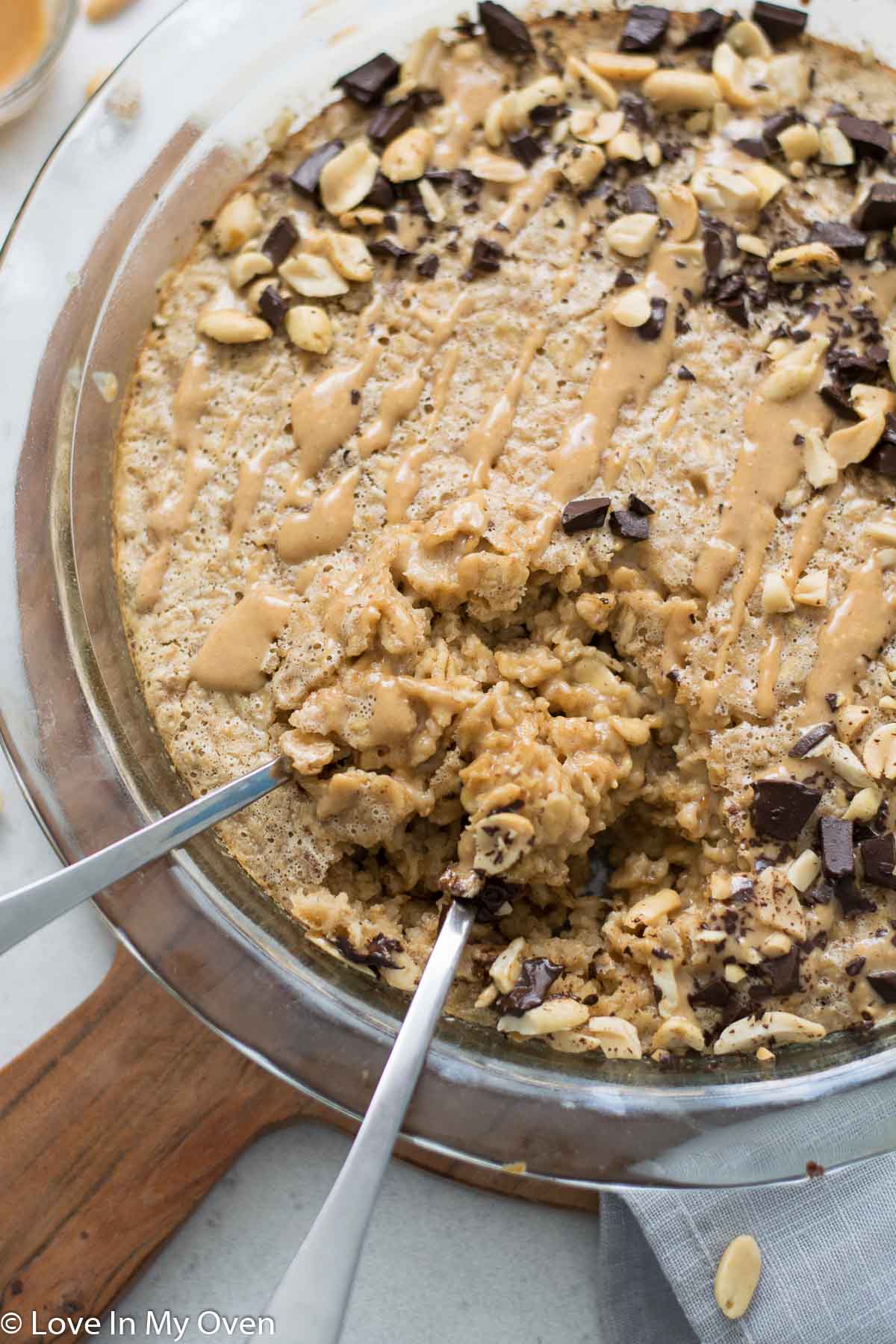 peanut butter baked oatmeal