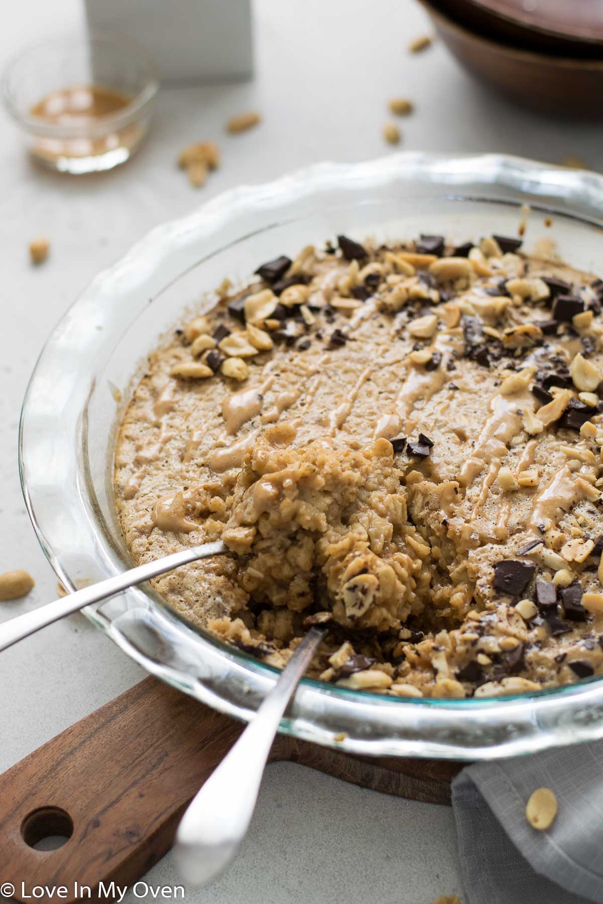 peanut butter baked oatmeal