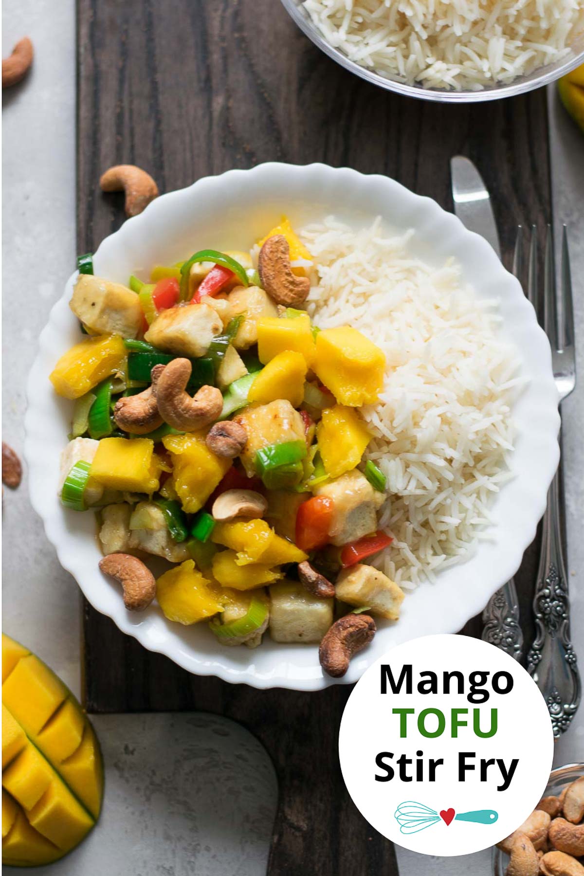 Mango Tofu Stir Fry