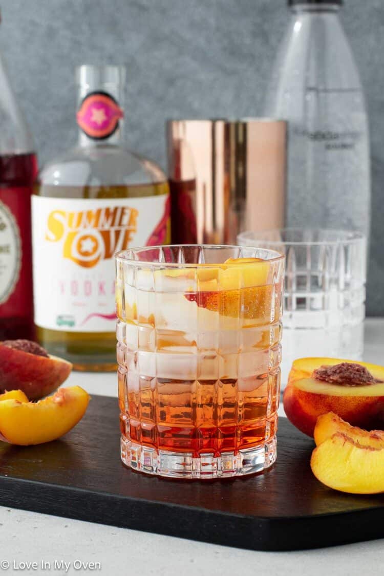 Peach Vodka Cocktail - Love In My Oven