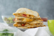 air fryer turkey quesadillas