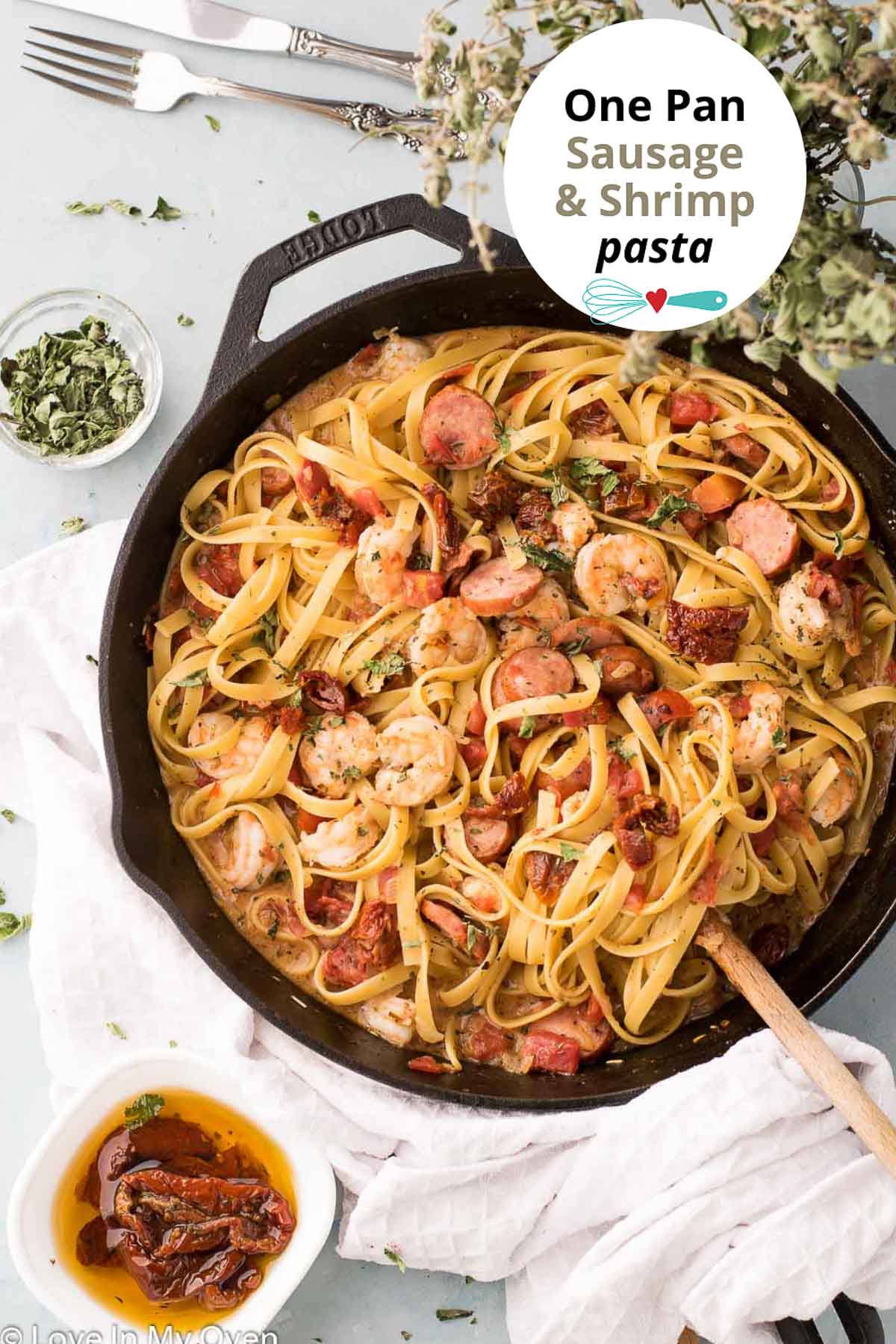 Shrimp and Sausage Pasta