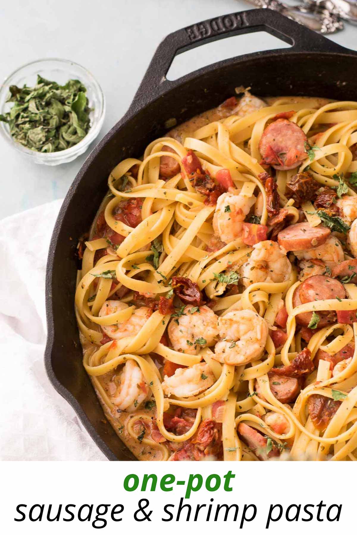 Shrimp and Sausage Pasta