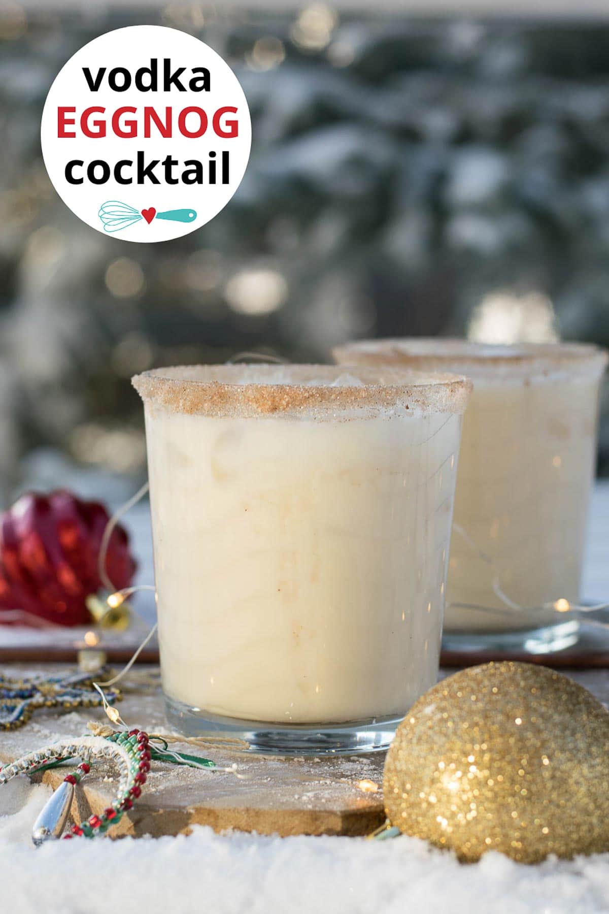 Vodka Eggnog Cocktail