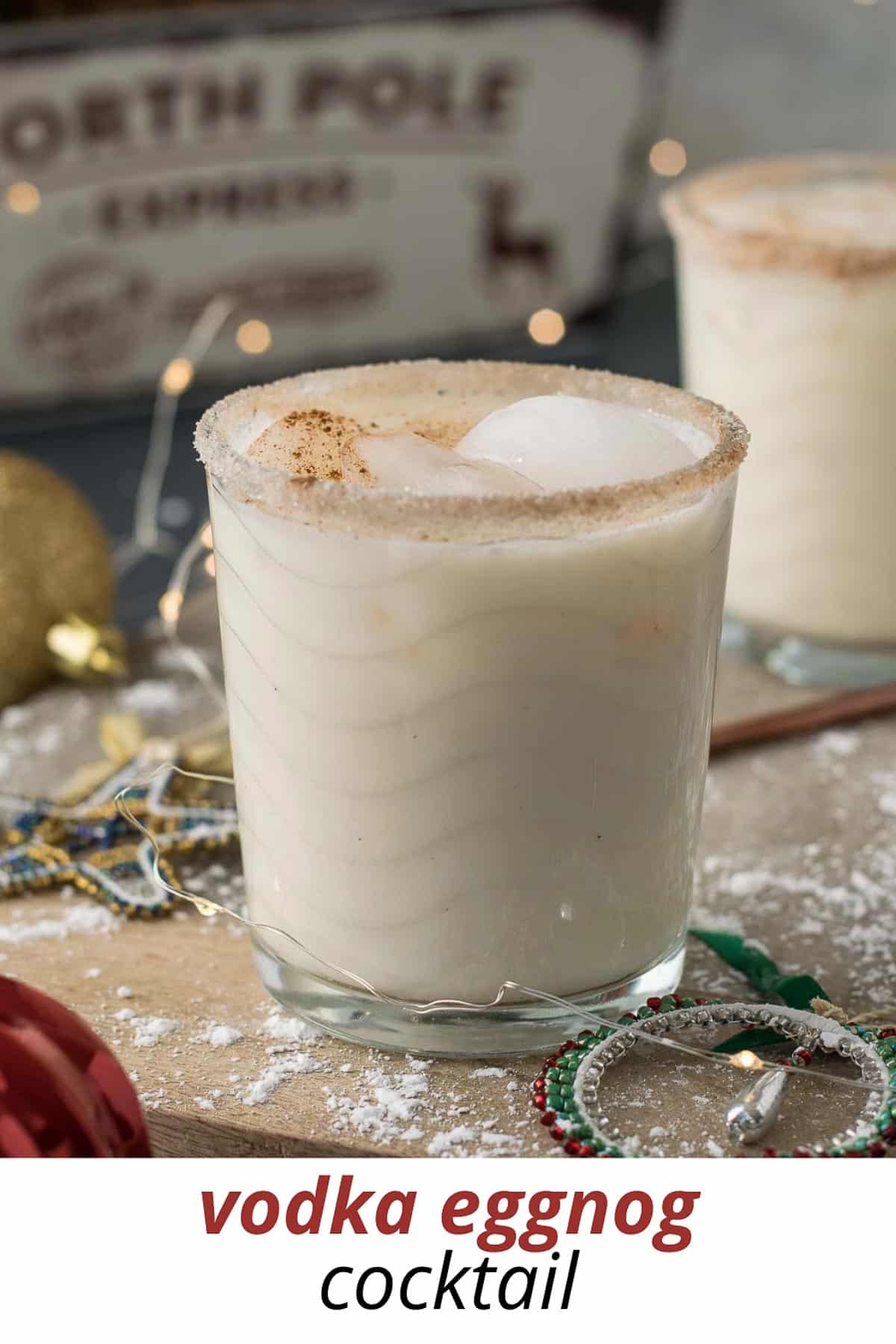 Vodka Eggnog Cocktail