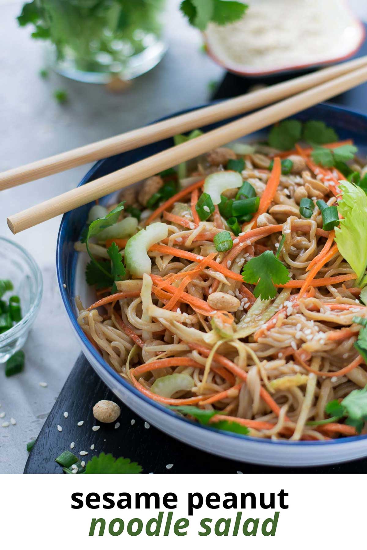 Sesame Peanut Noodle Salad