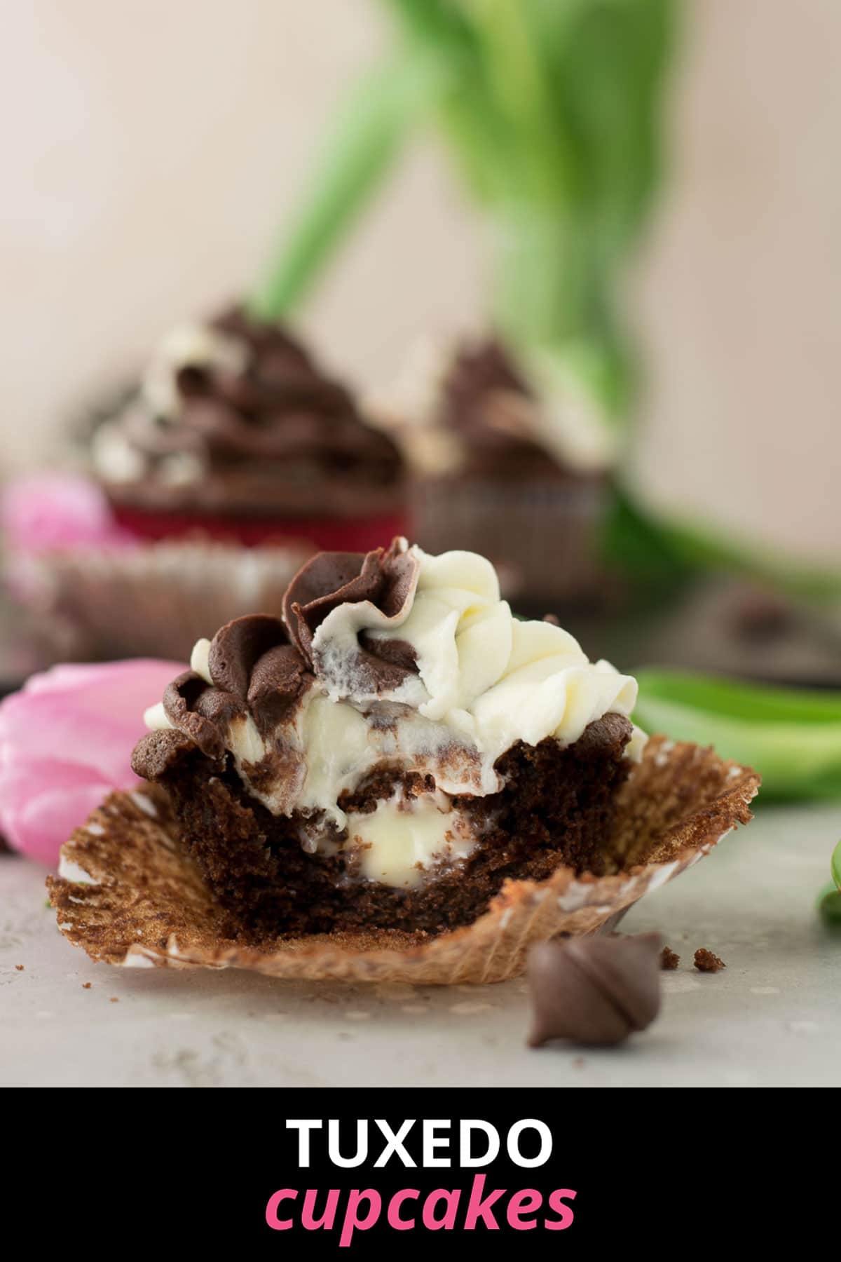 Tuxedo Cupcakes