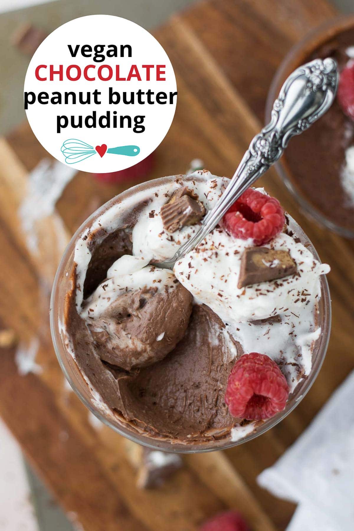Vegan Chocolate Peanut Butter Pudding