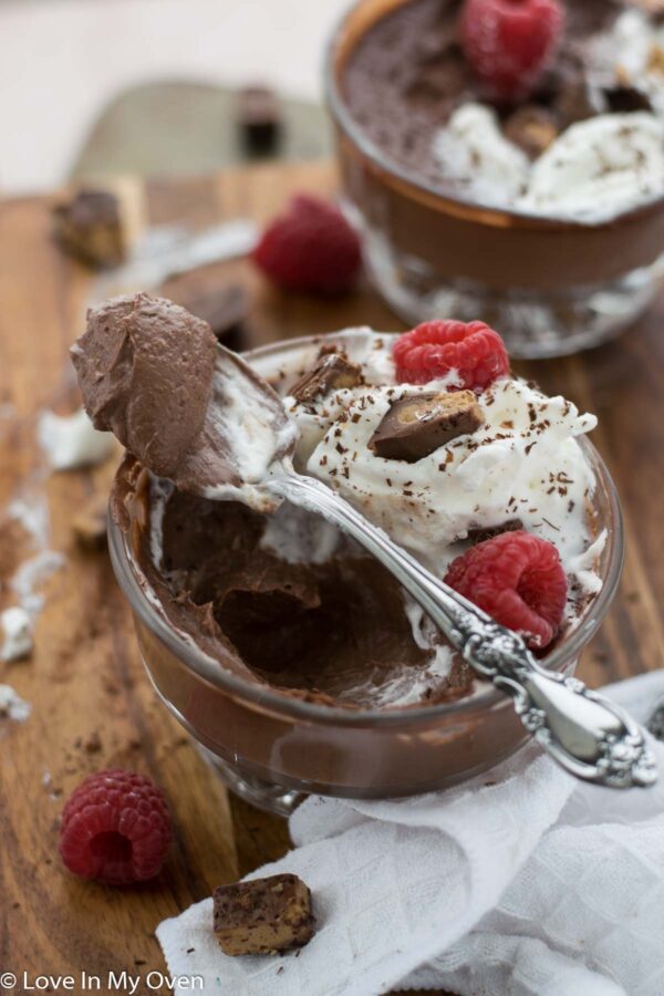 Vegan Chocolate Peanut Butter Pudding - Love In My Oven