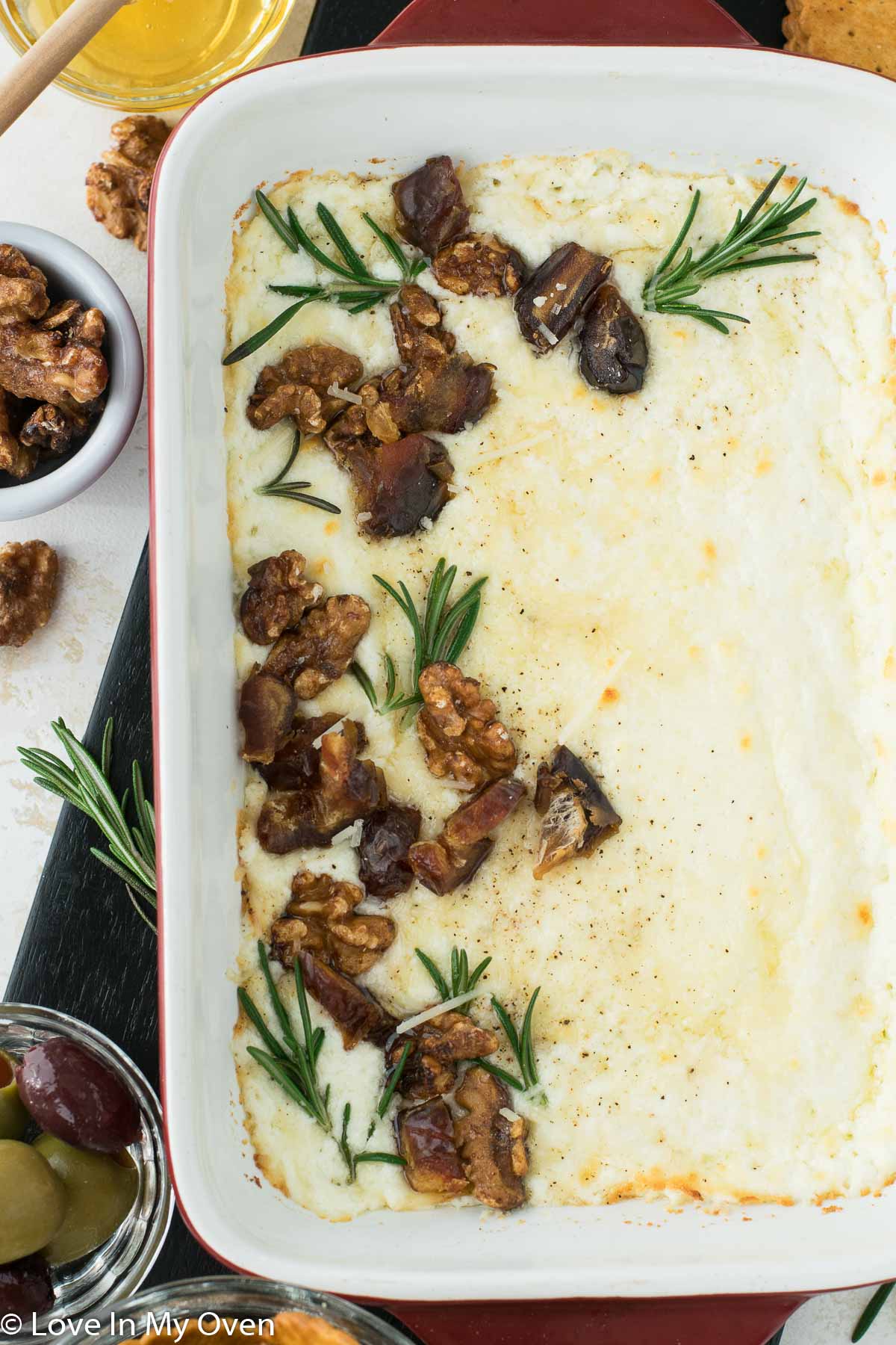baked goat cheese dip