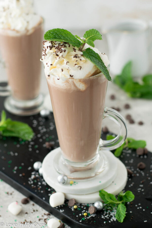 Mint Hot Chocolate Love In My Oven