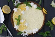 vegan lemon curd tart