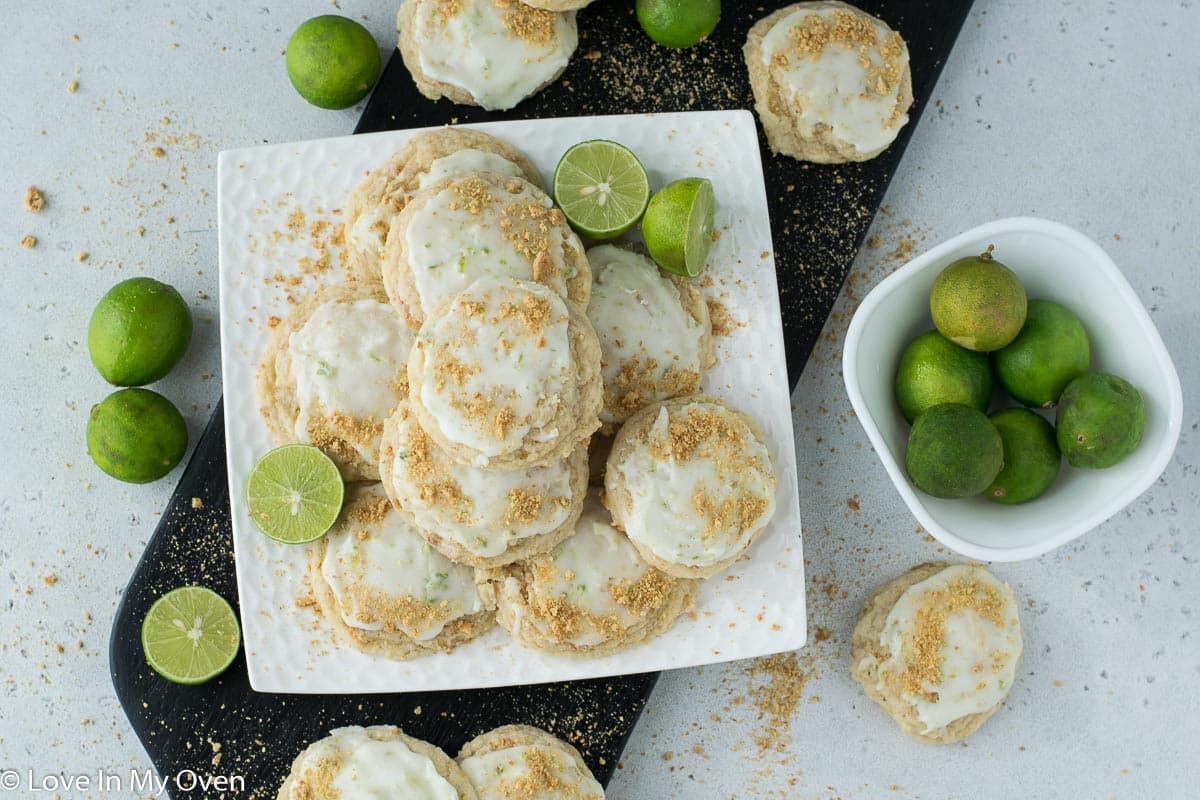 Key Lime Pie Cookies - Love In My Oven