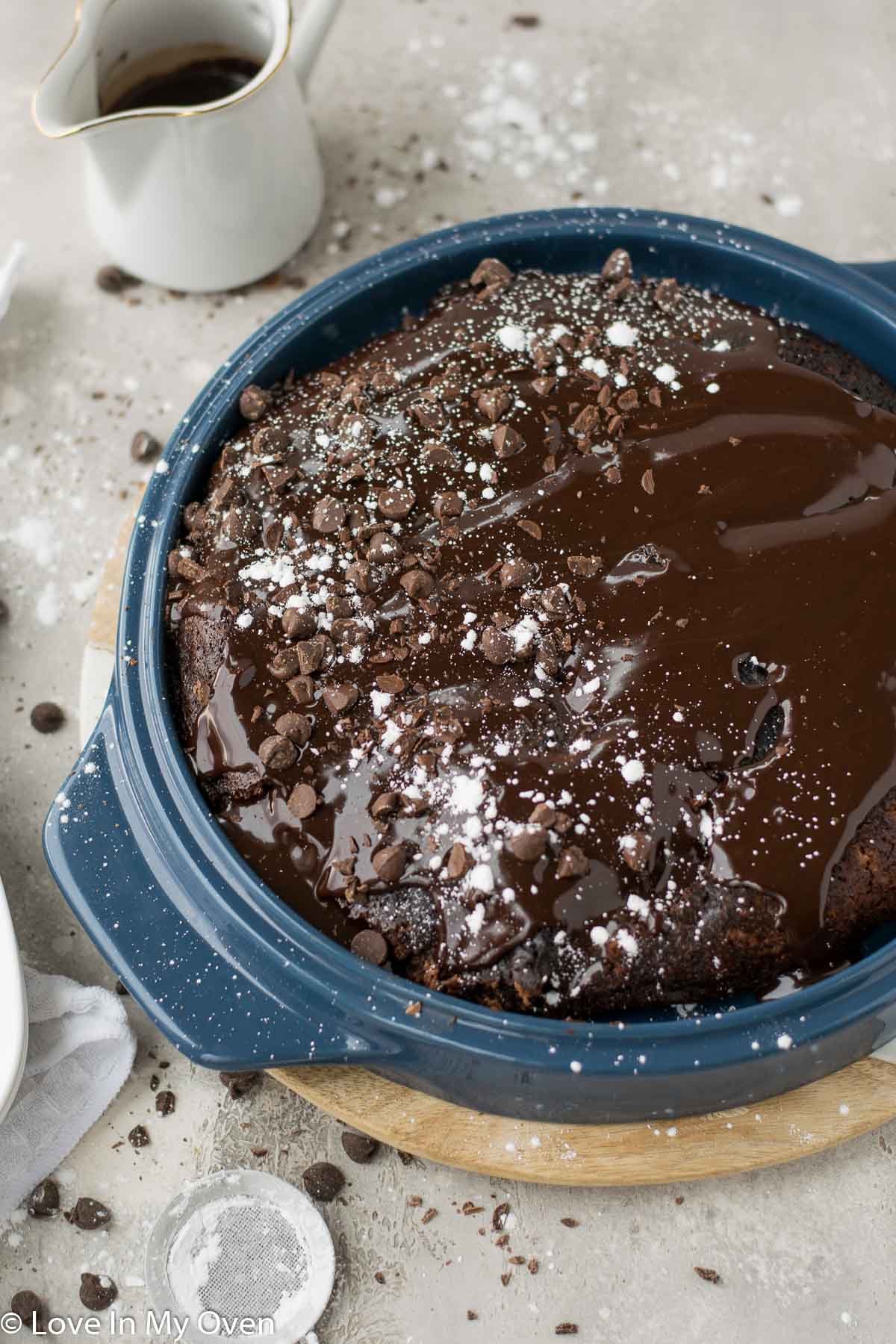chocolate upside down cake
