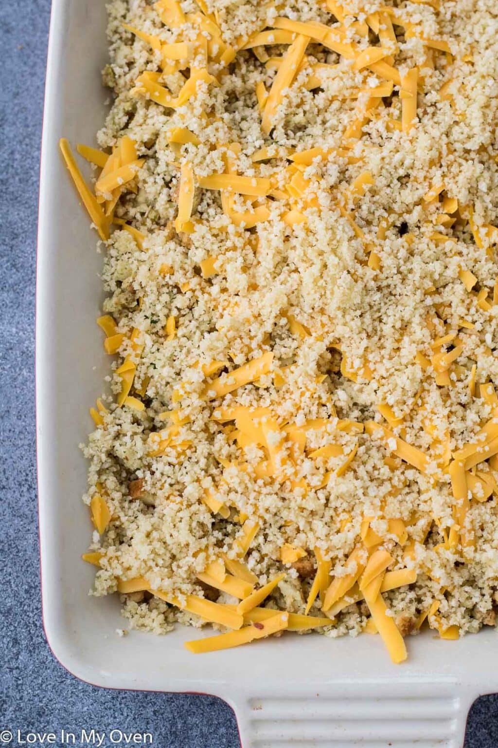 Leftover Turkey Stuffing Casserole - Love In My Oven