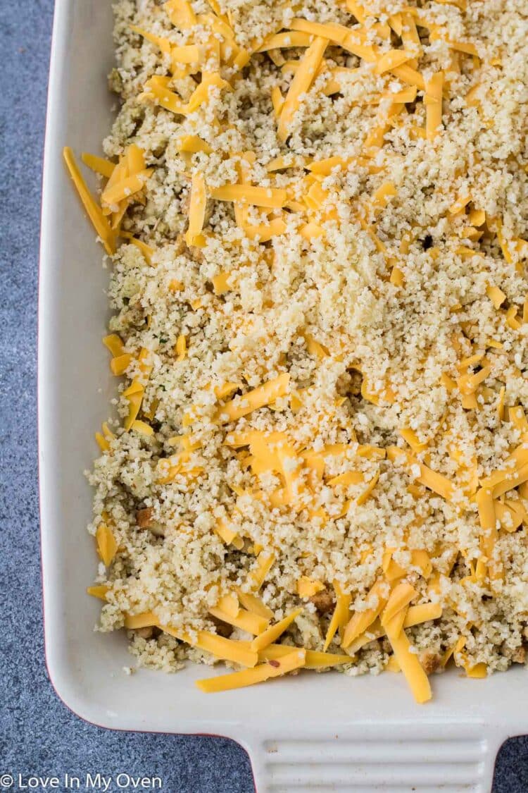 Leftover Turkey Stuffing Casserole - Love In My Oven