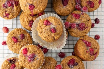 cranberry bran muffins