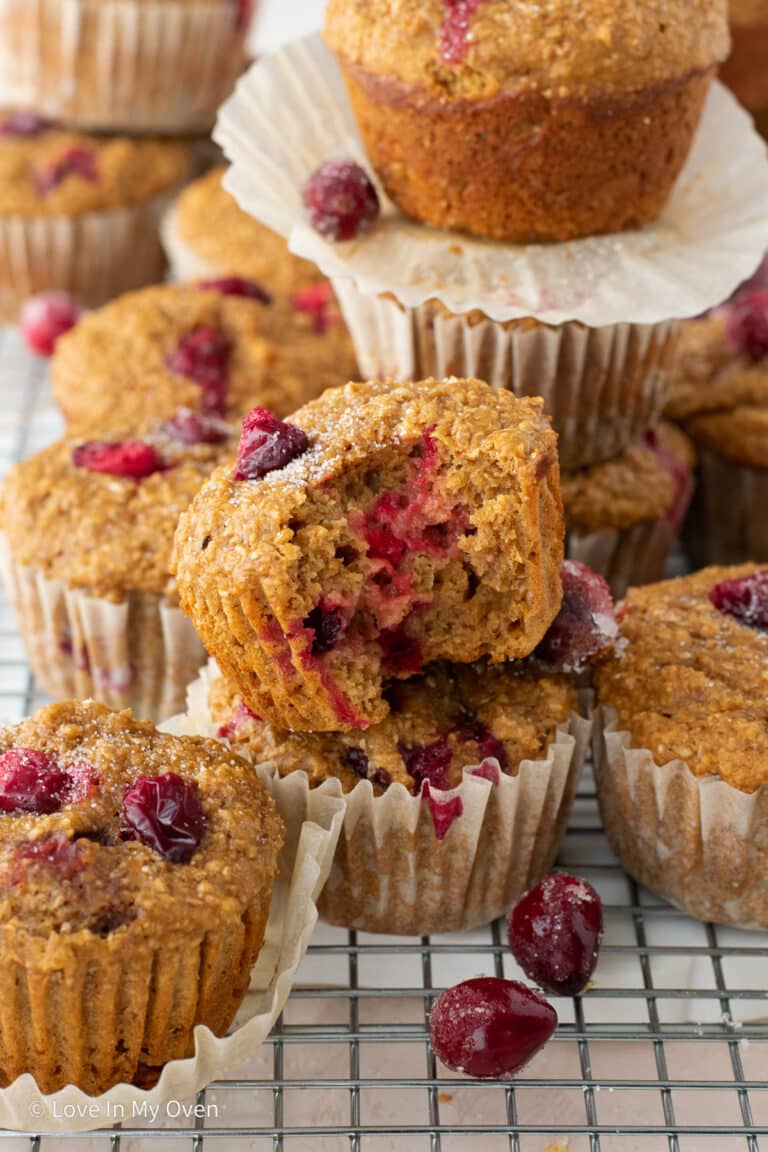Cranberry Bran Muffins - Love In My Oven Cranberry Bran Muffins - Love In My Oven