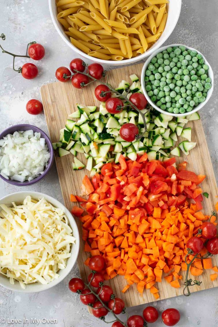 Veggie Pasta Bake - Love In My Oven