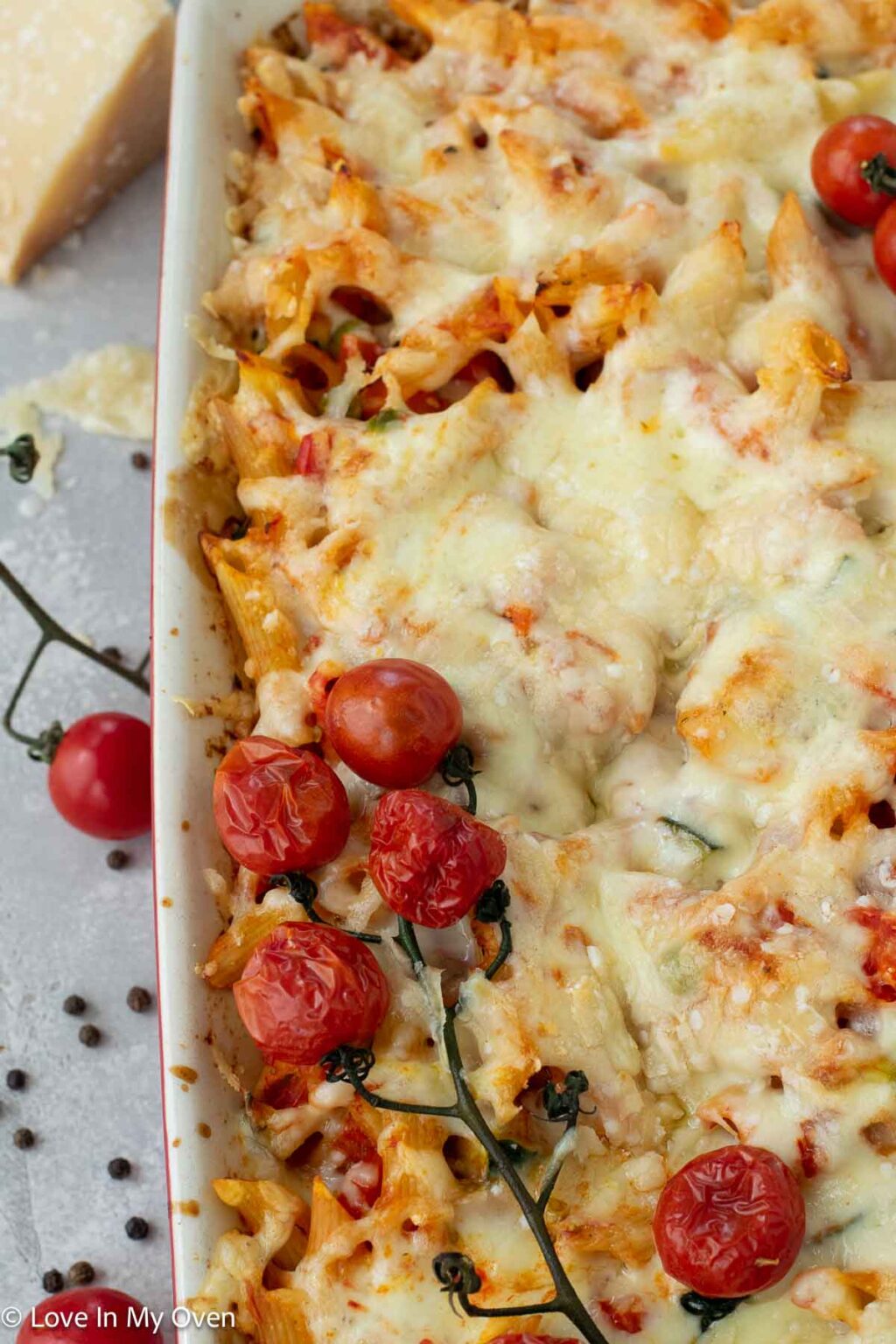 Veggie Pasta Bake - Love In My Oven
