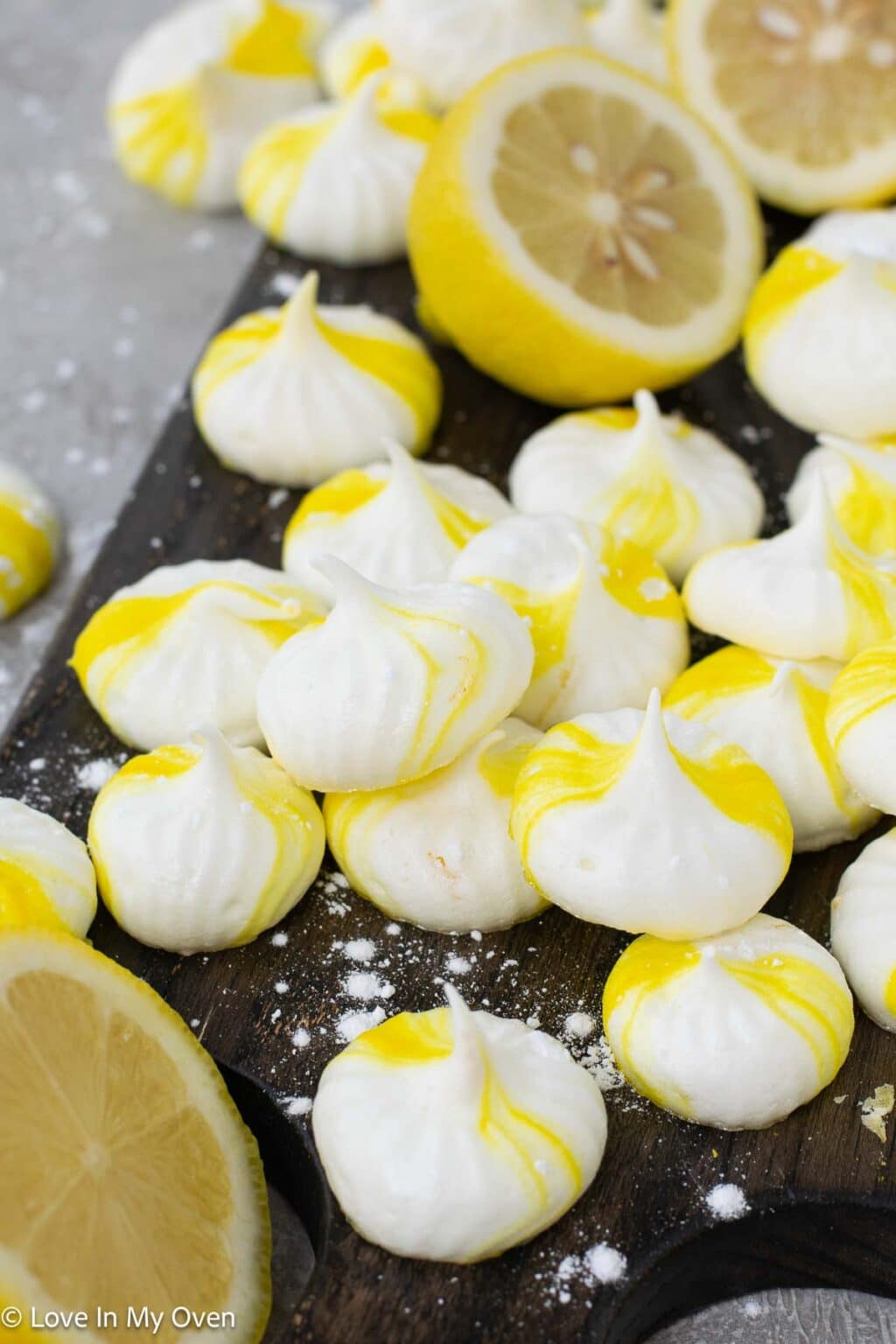 Lemon Meringue Cookies - Love In My Oven