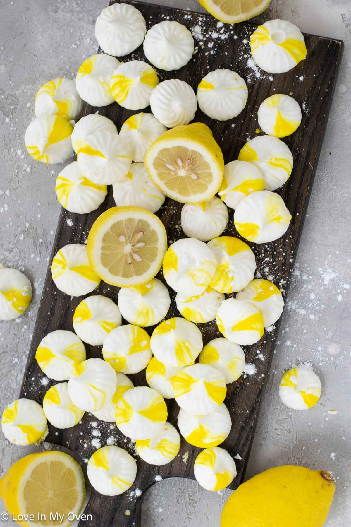 lemon meringue cookies