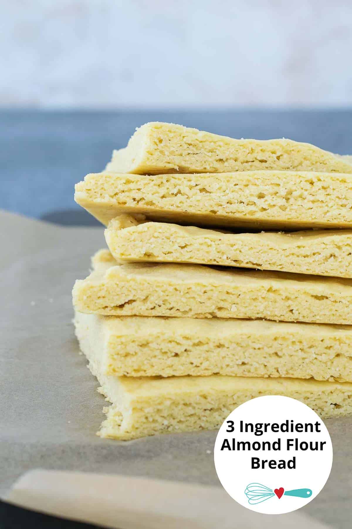 3 Ingredient Almond Flour Bread