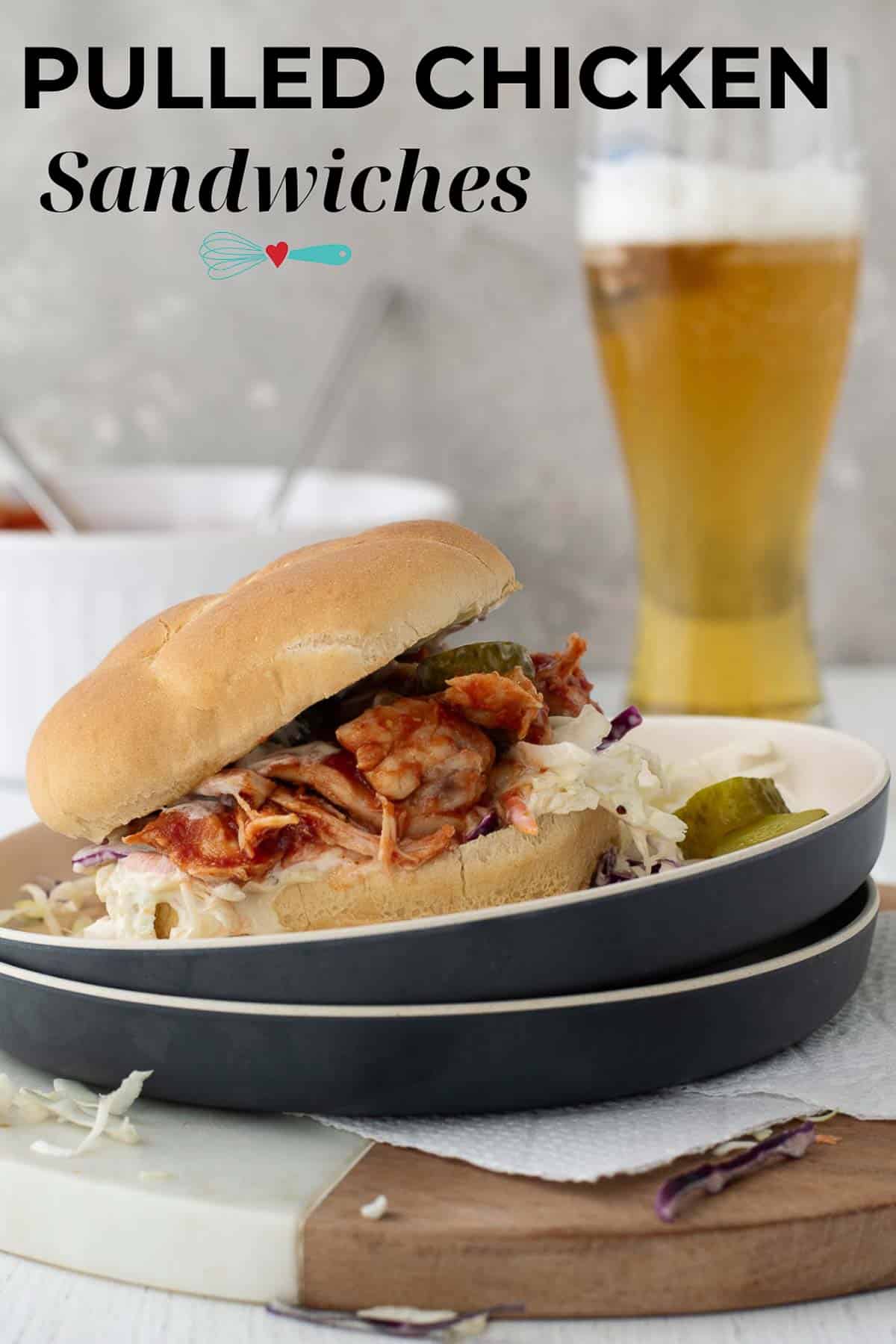 Pulled Chicken Sandwiches